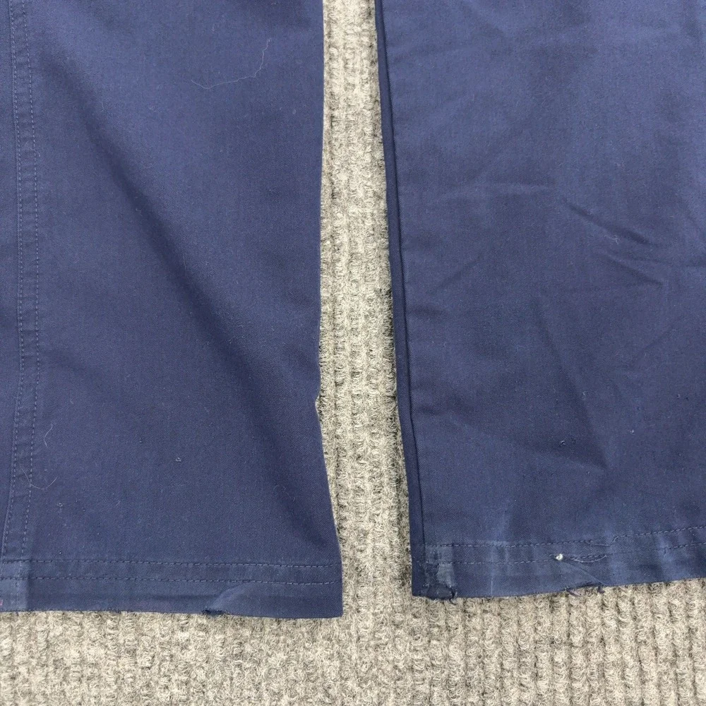 Figs Scrub Pants Mens‎ 39 Navy Blue Polyester Rayon Spandex Cargo Drawstring